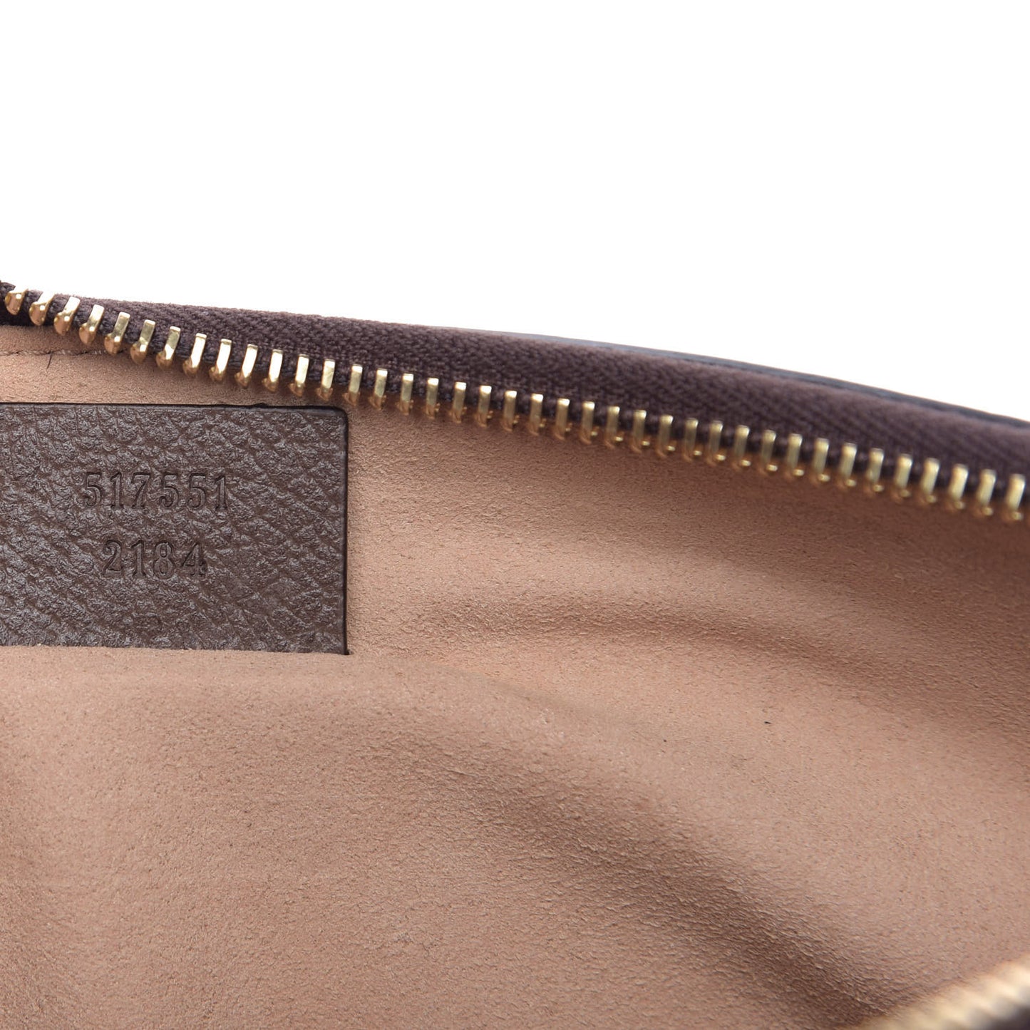GG Supreme Monogram Large Ophidia Pouch Clutch Brown