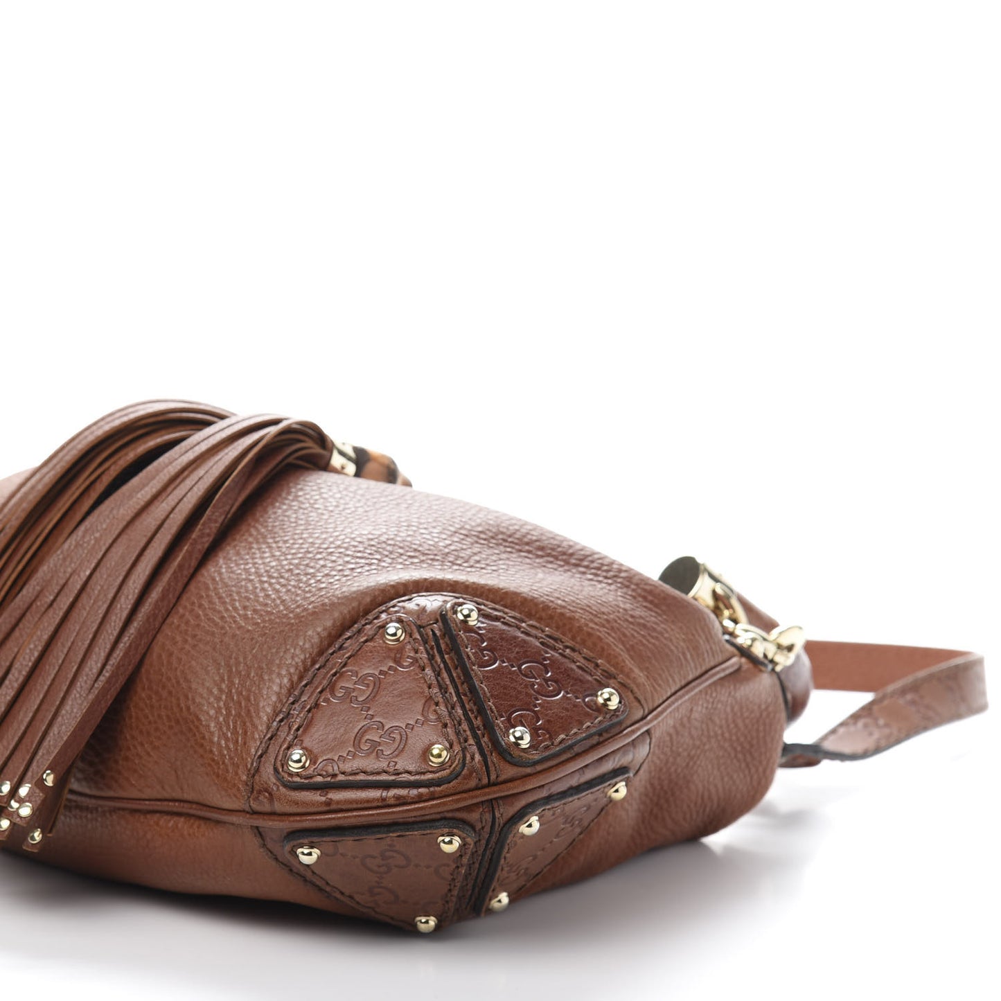 Calfskin Medium Indy Top Handle Bag Brown