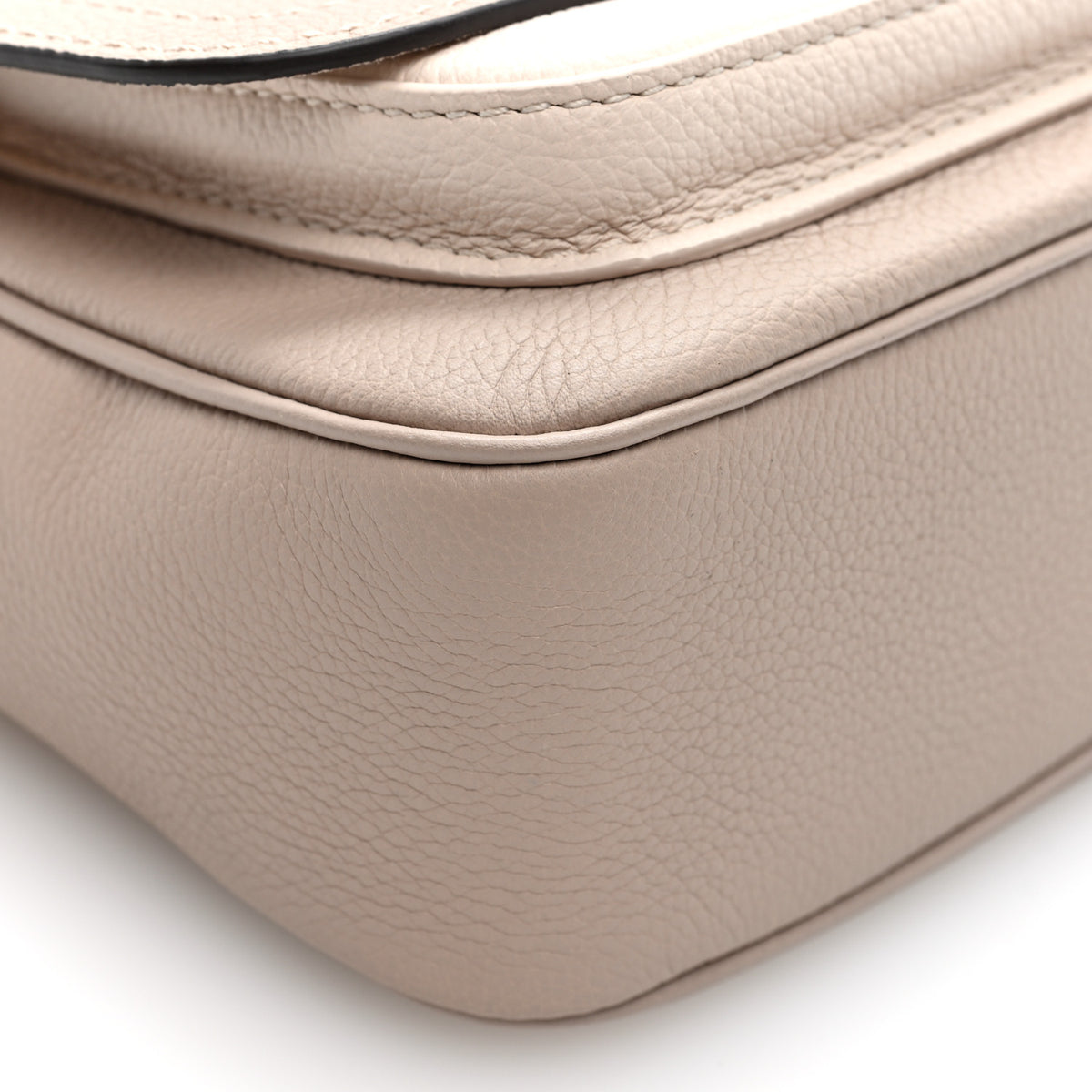 Grained Calfskin Lockme Tender Greige