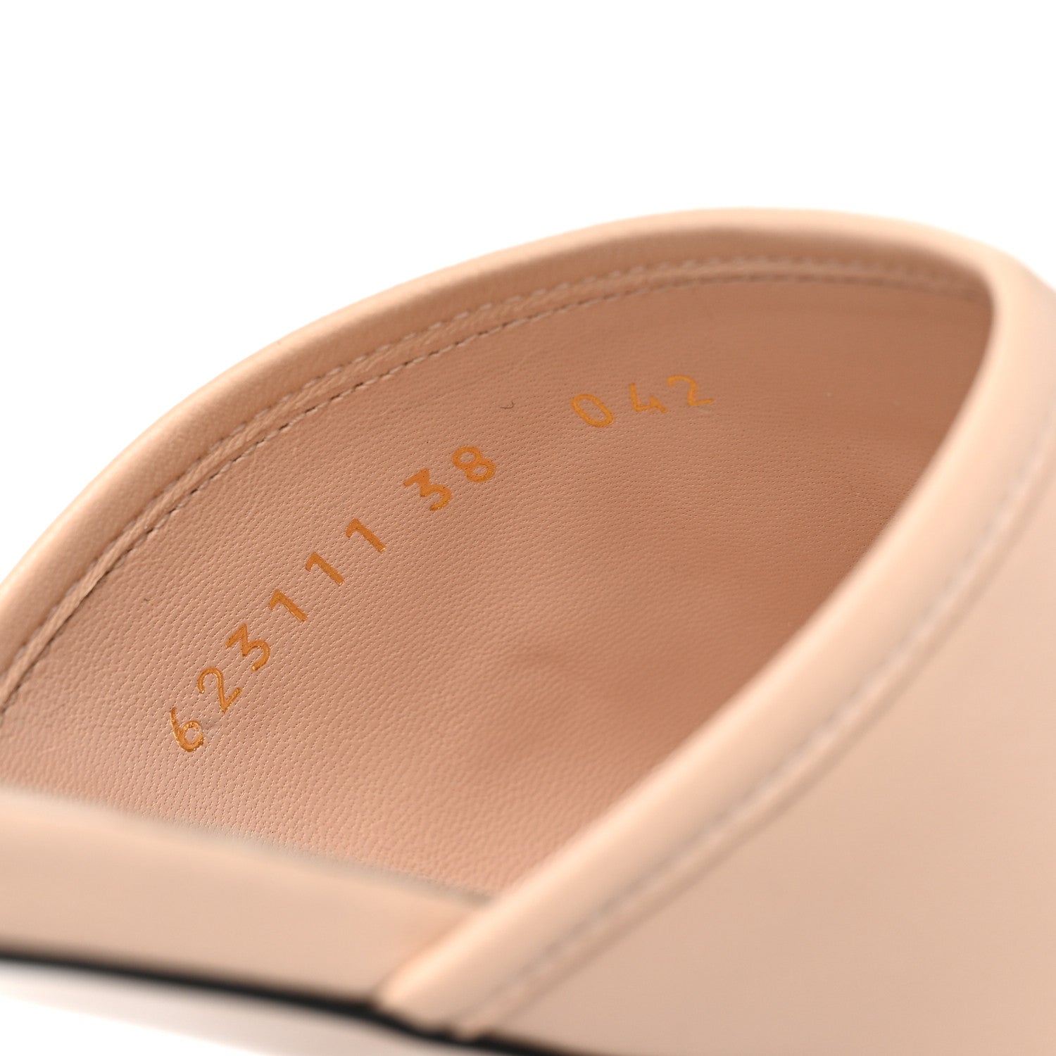 Gucci Nappa Horsebit Flat Slide Sandals 38 Skin Rose 8 of 8