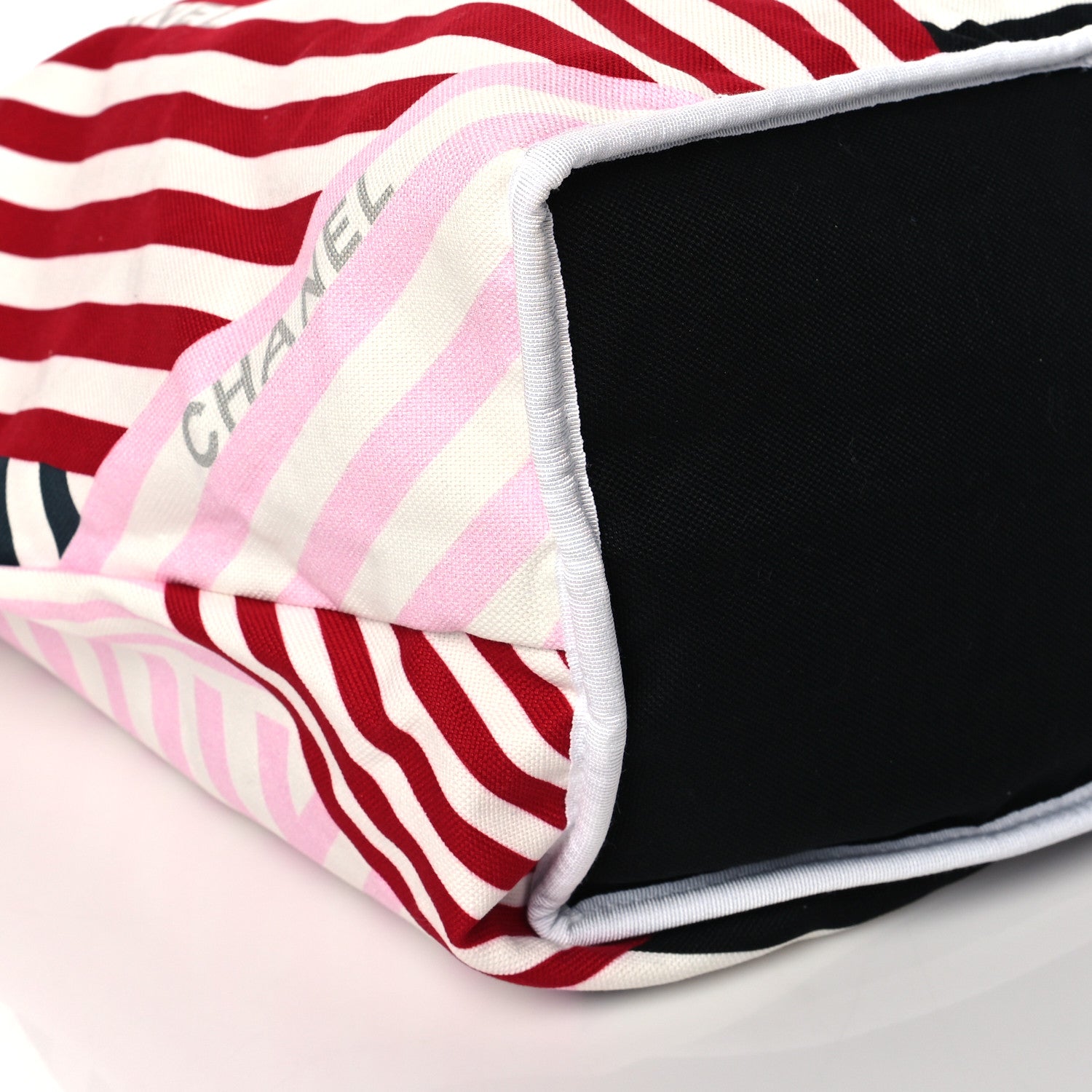 Chanel Terry Cloth Cotton La Pausa Bay Reversible Beach Tote 10 of 11