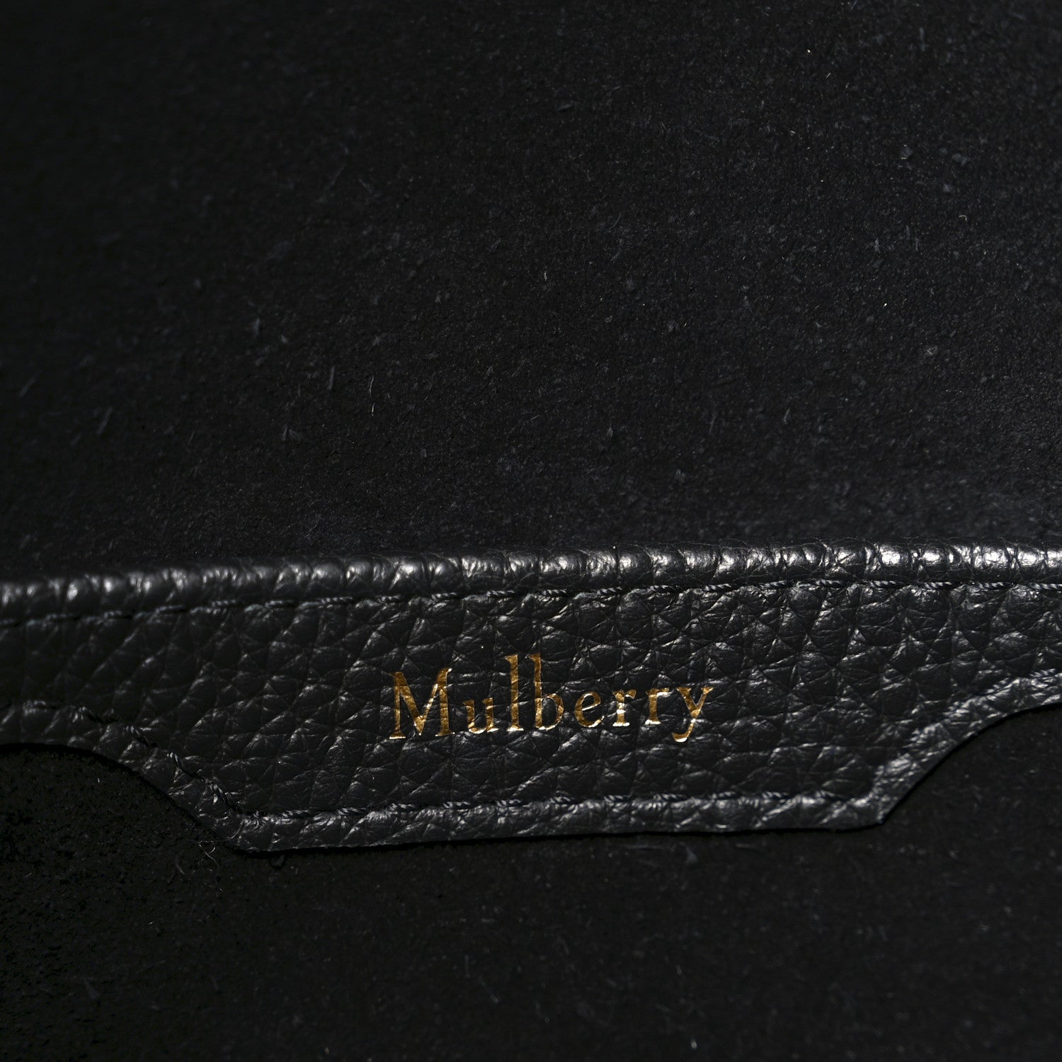 Mulberry Small Classic Grain Calfskin Leighton Black 7 of 10