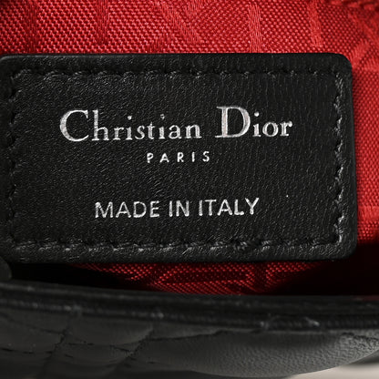 Christian Dior Lambskin Cannage Mini Lady Dior Black 6 of 9