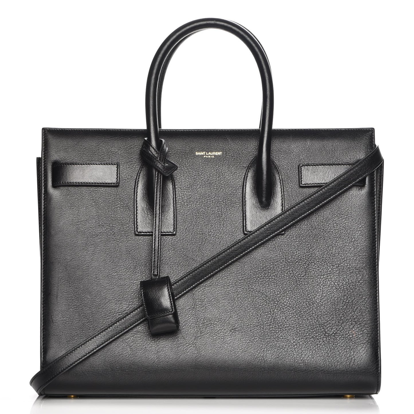 Calfskin Small Sac De Jour Black