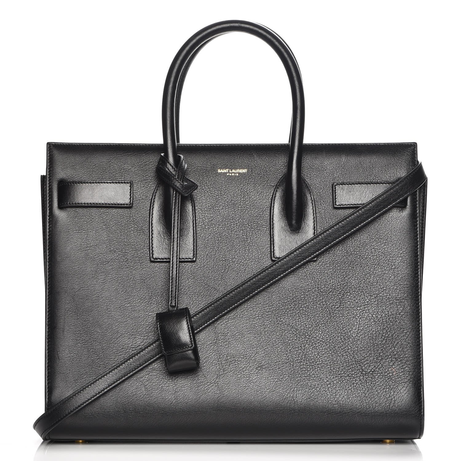 Saint Laurent Calfskin Small Sac De Jour Black 1 of 10
