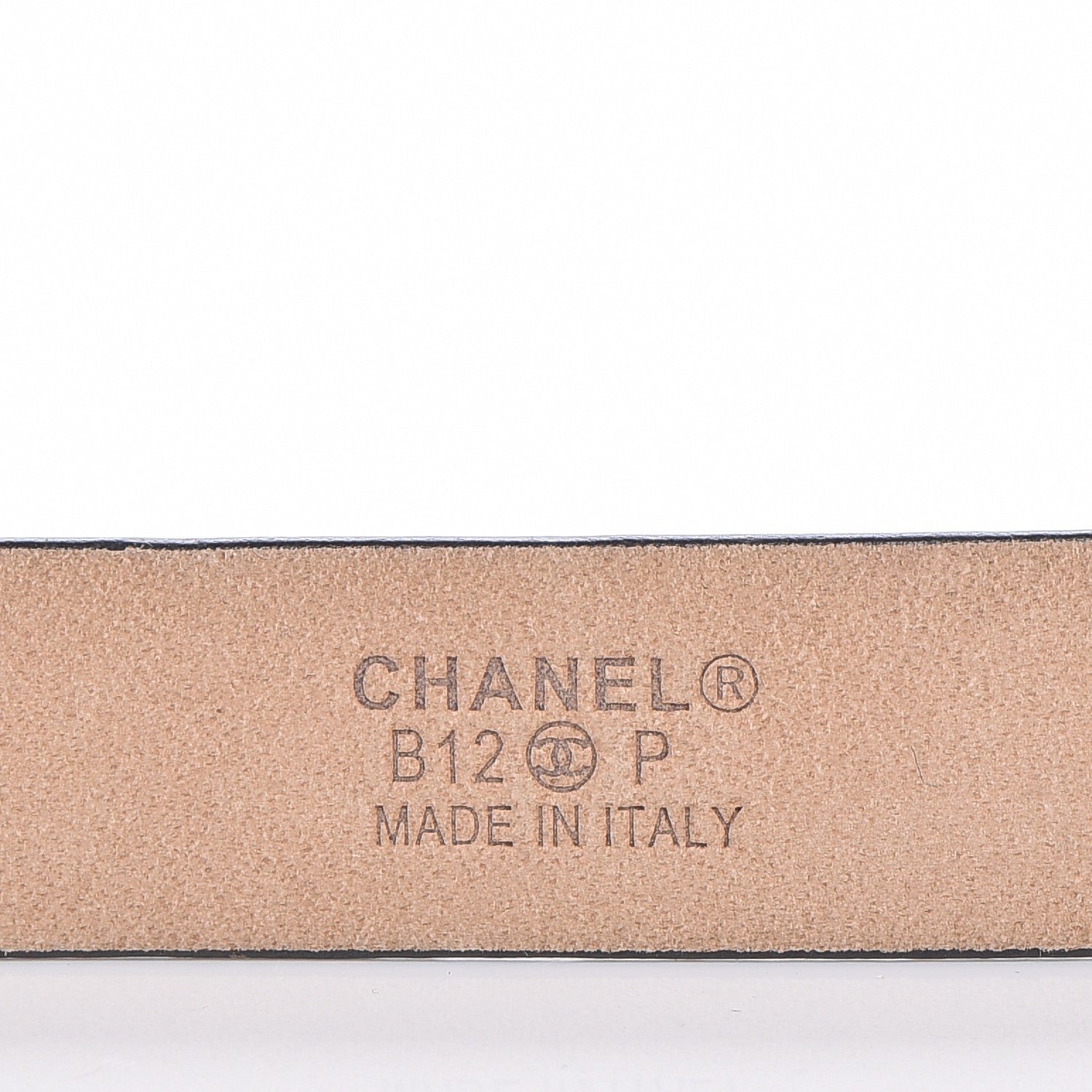 Chanel Caviar CC Logo Skinny Belt Black 80 32 3 of 5