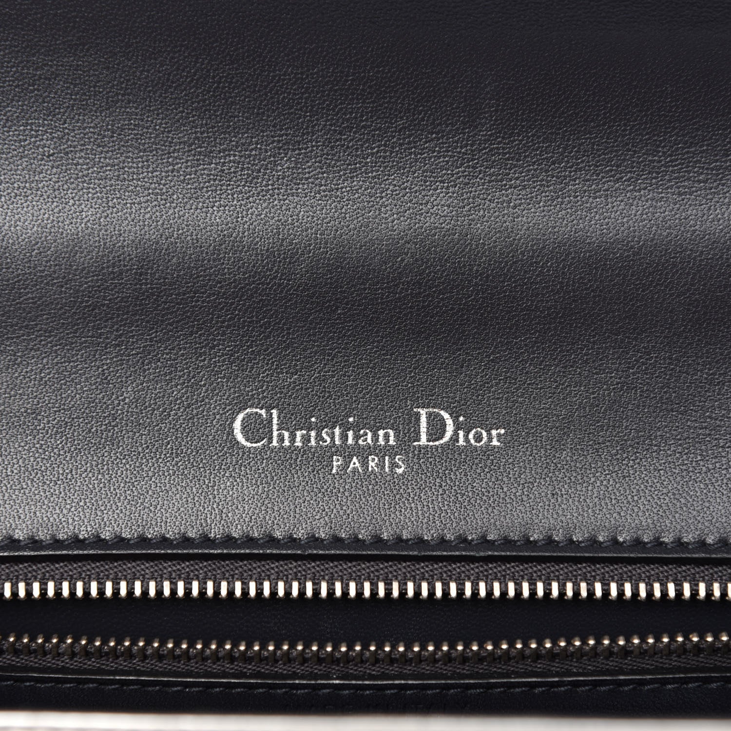 Christian Dior Metallic Patent Micro-Cannage Medium Diorama Flap Bag Silver 8 of 11