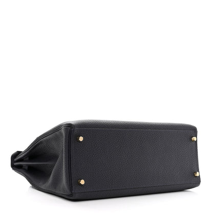Hermes Togo Kelly Retourne 35 Bleu Nuit 4 of 11