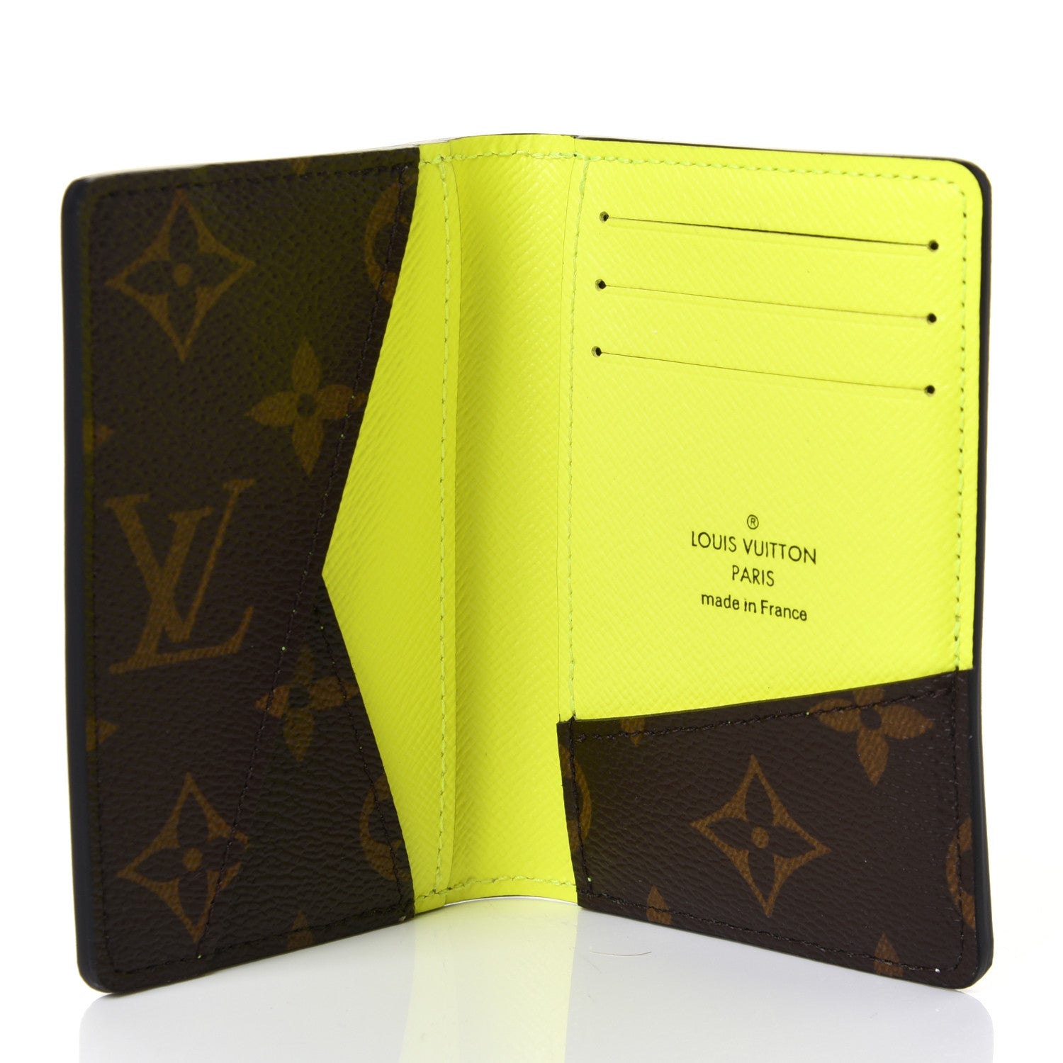 Louis Vuitton Monogram Pocket Organizer NM Yellow 5 of 8