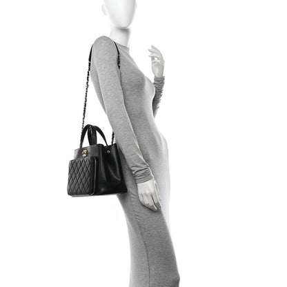 Chanel Caviar Quilted Small Business Affinity Shopping Bag Black 2 of 14