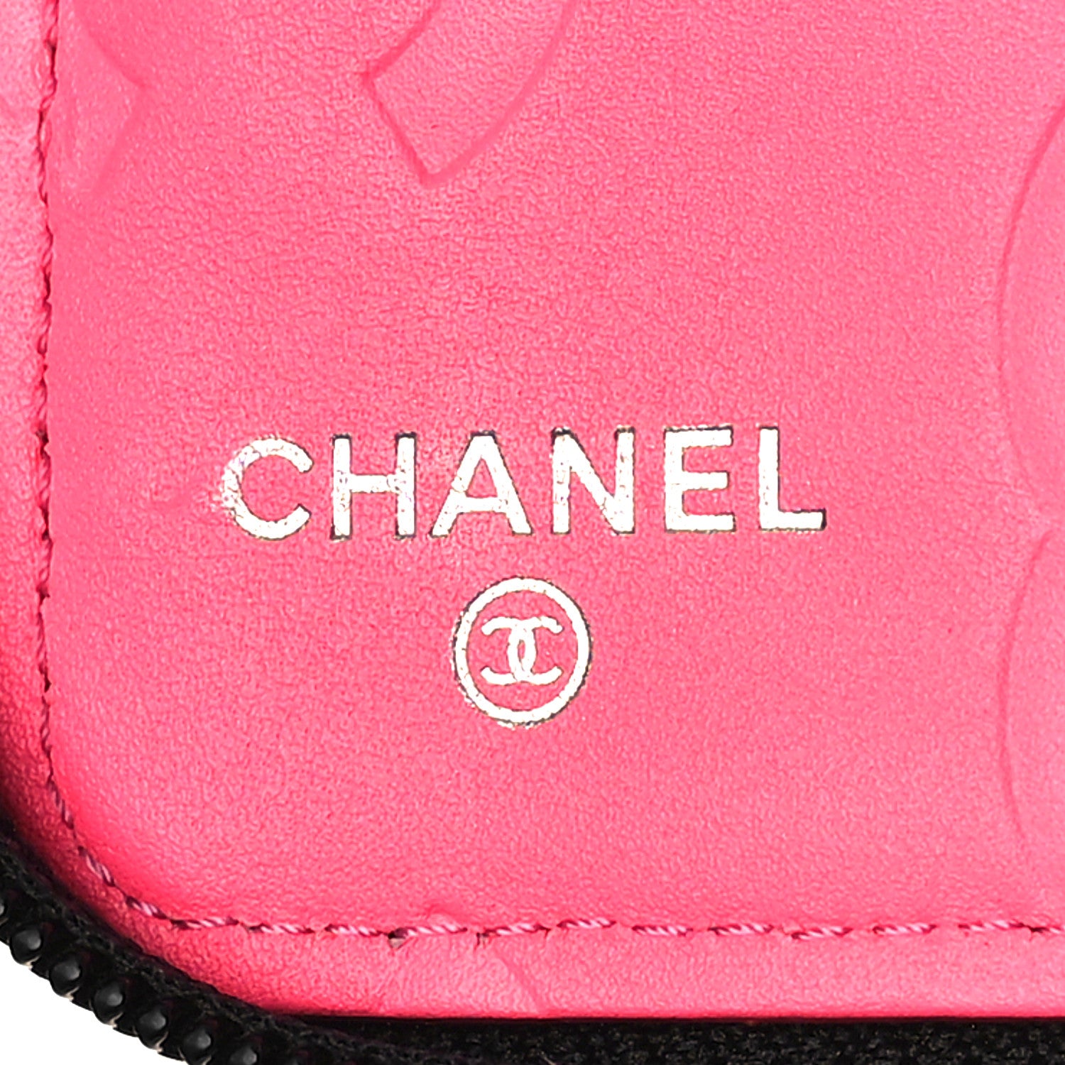 Chanel Calfskin Cambon Zip Around Organizer Wallet Black 8 of 12