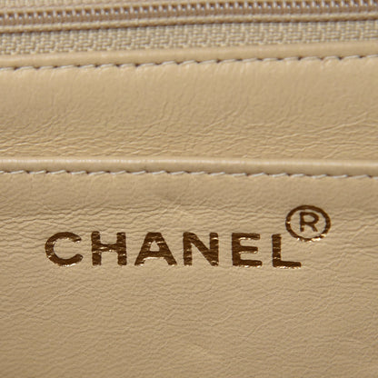 Chanel Lambskin Quilted Jumbo Single Flap Light Beige 6 of 13