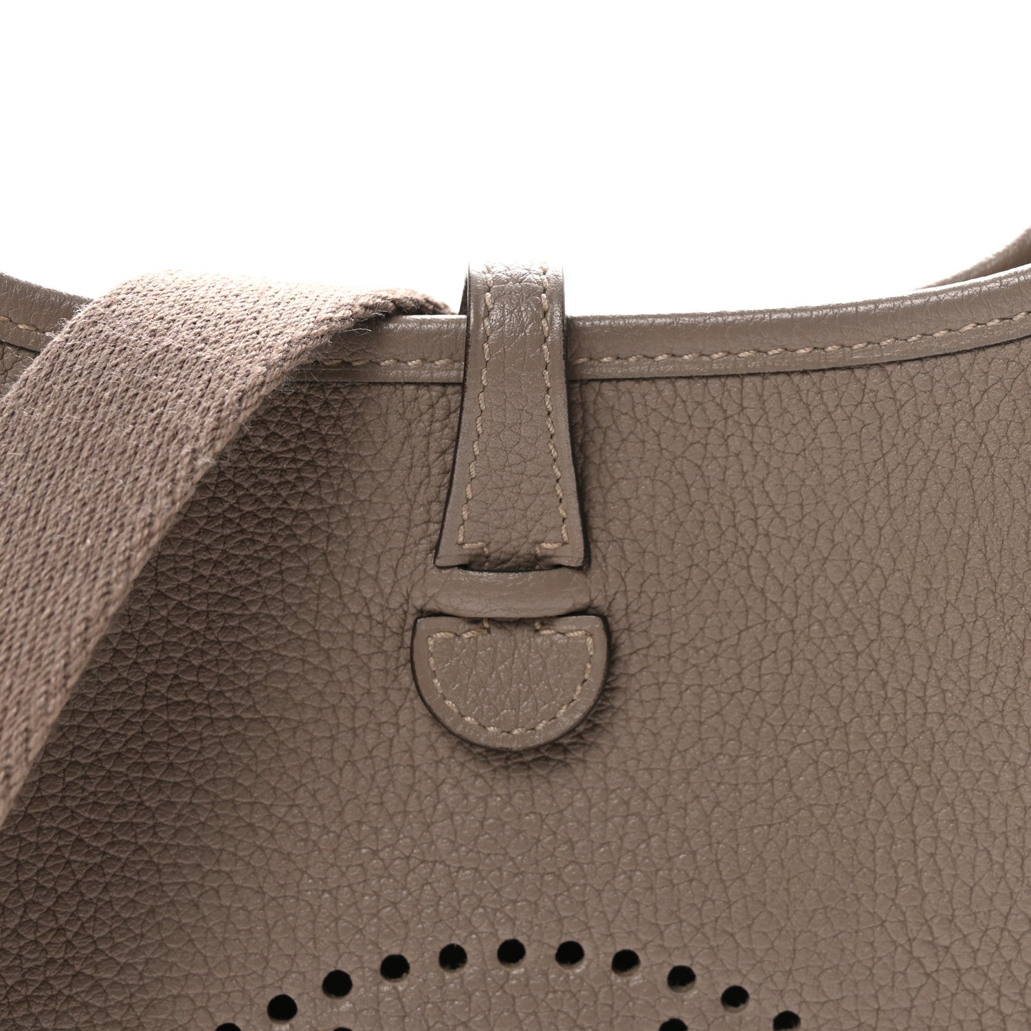 Hermes Taurillon Clemence Evelyne TPM Gris Asphalte 7 of 10