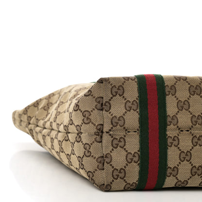 Gucci GG Monogram Web Jolicoeur Vertical Shopping Tote Off White 9 of 11