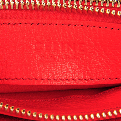 Celine Goatskin Small Trio Crossbody Bag Alizarin 8 of 10