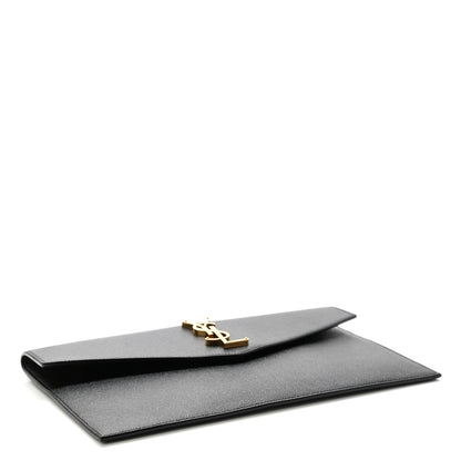 Saint Laurent Grain De Poudre Uptown Pouch Black 4 of 8