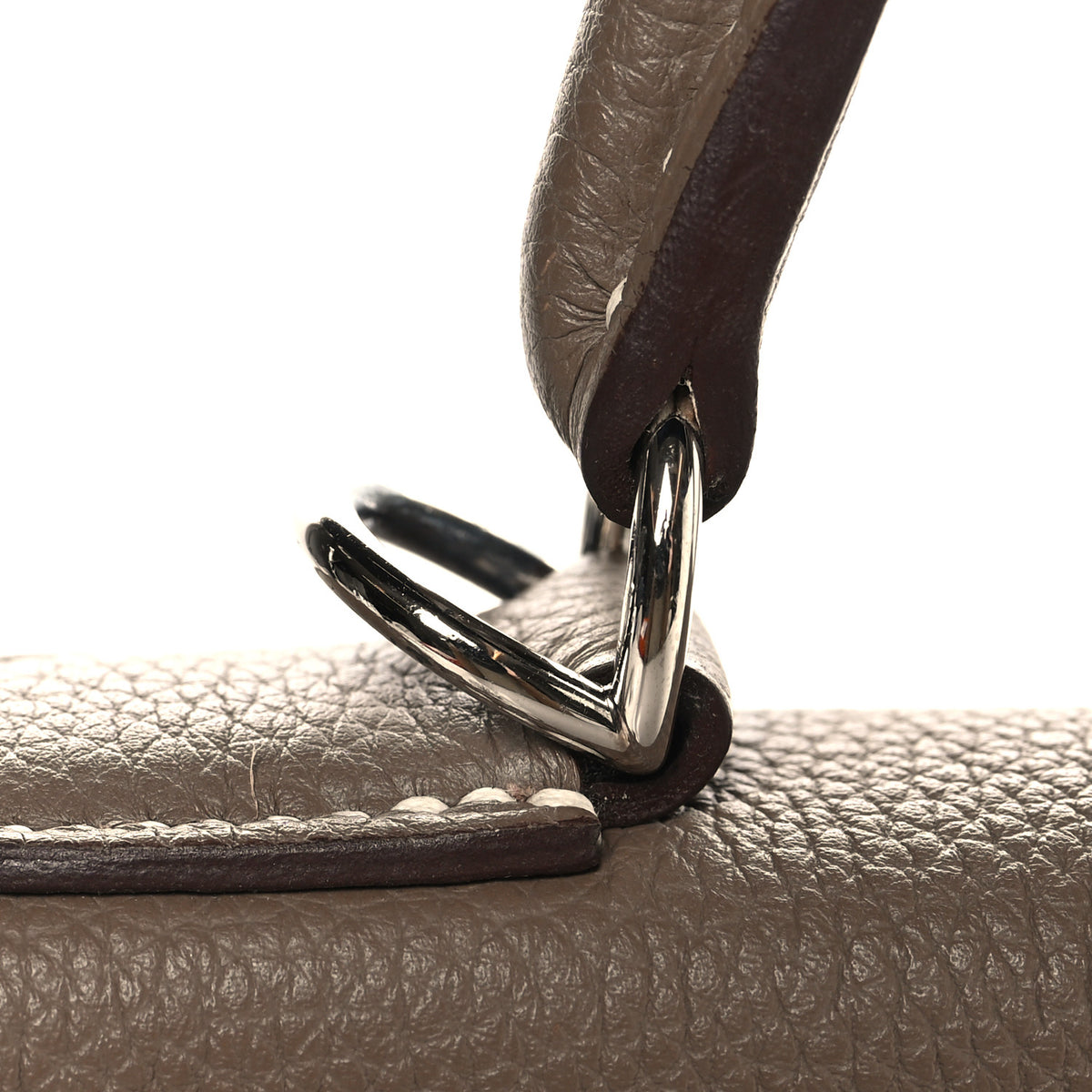 Hermes Togo Kelly Retourne 25 Etoupe 13 of 15