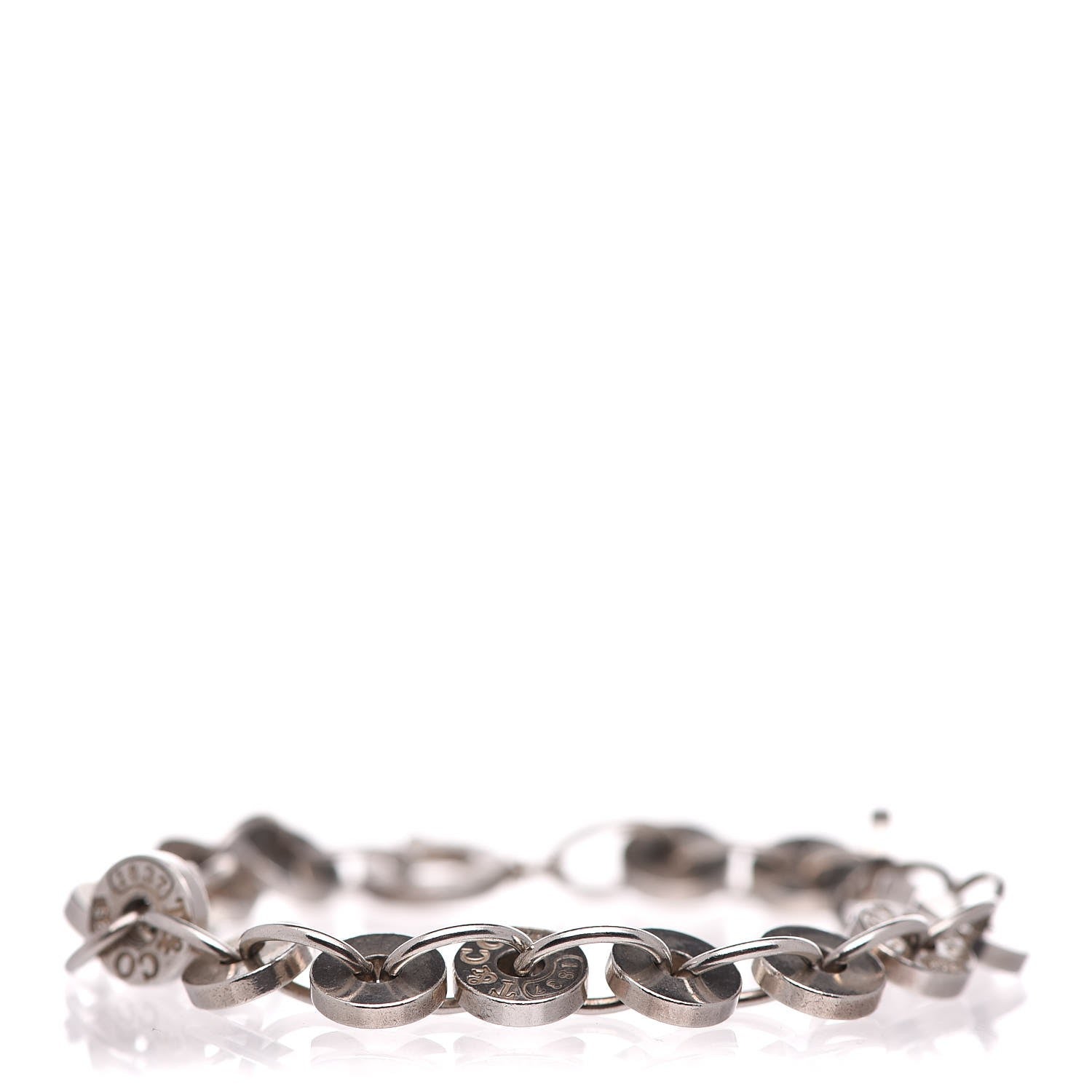 Tiffany Sterling Silver 1837 Circle Bracelet 1 of 4
