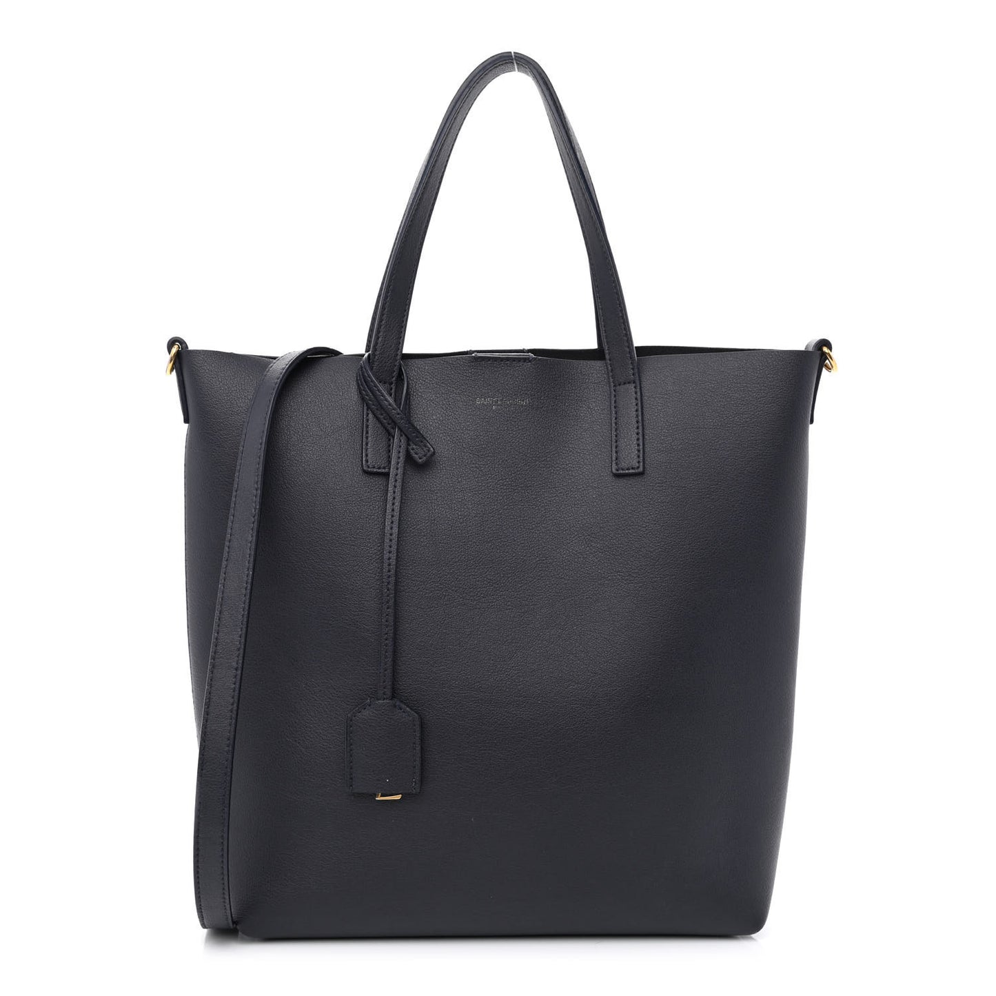 Calfskin Toy Shopping Tote Navy