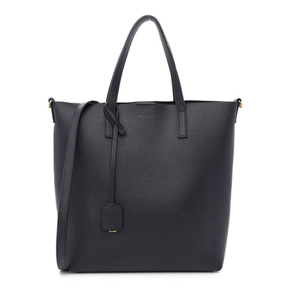 Saint Laurent Calfskin Toy Shopping Tote Navy 1 of 13