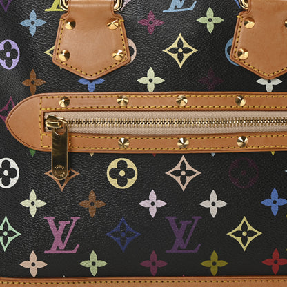 Louis Vuitton Monogram Multicolor Alma Black 7 of 9