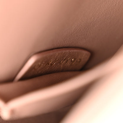 Christian Dior Smooth Calfskin Micro 30 Montaigne Flap Bag Pale Pink 7 of 11