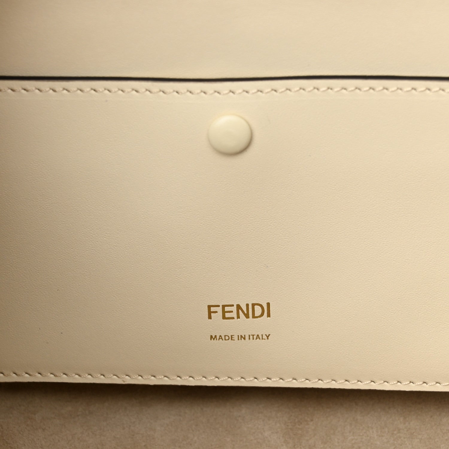 Fendi Vitello King Ceylon Woven Baguette White Ice 5 of 10