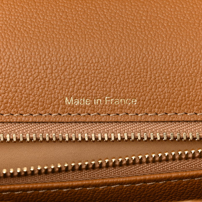 Delvaux Grained Calfskin MM Brillant Satchel Natural 7 of 14