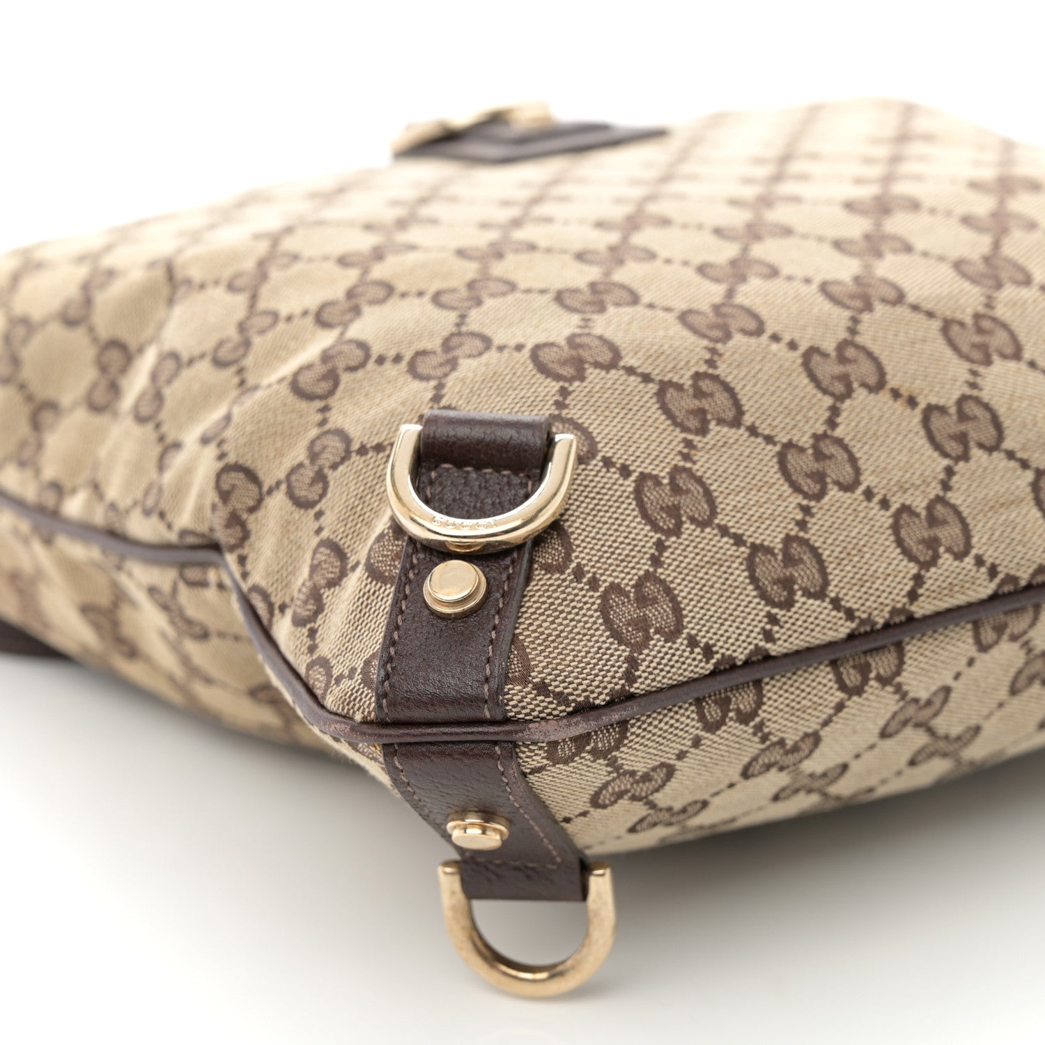 Gucci Monogram Abbey Messenger Bag Dark Brown 9 of 10