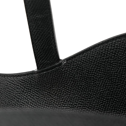 Christian Dior Grained Calfskin Saddle Bag With Strap Black 12 of 16