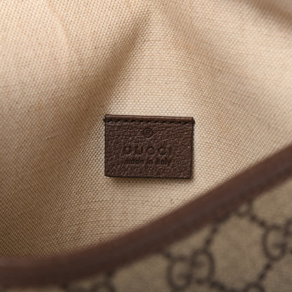 Gucci GG Supreme Monogram Web Medium Neo Vintage Flap Messenger Bag Beige New Acero 8 of 11