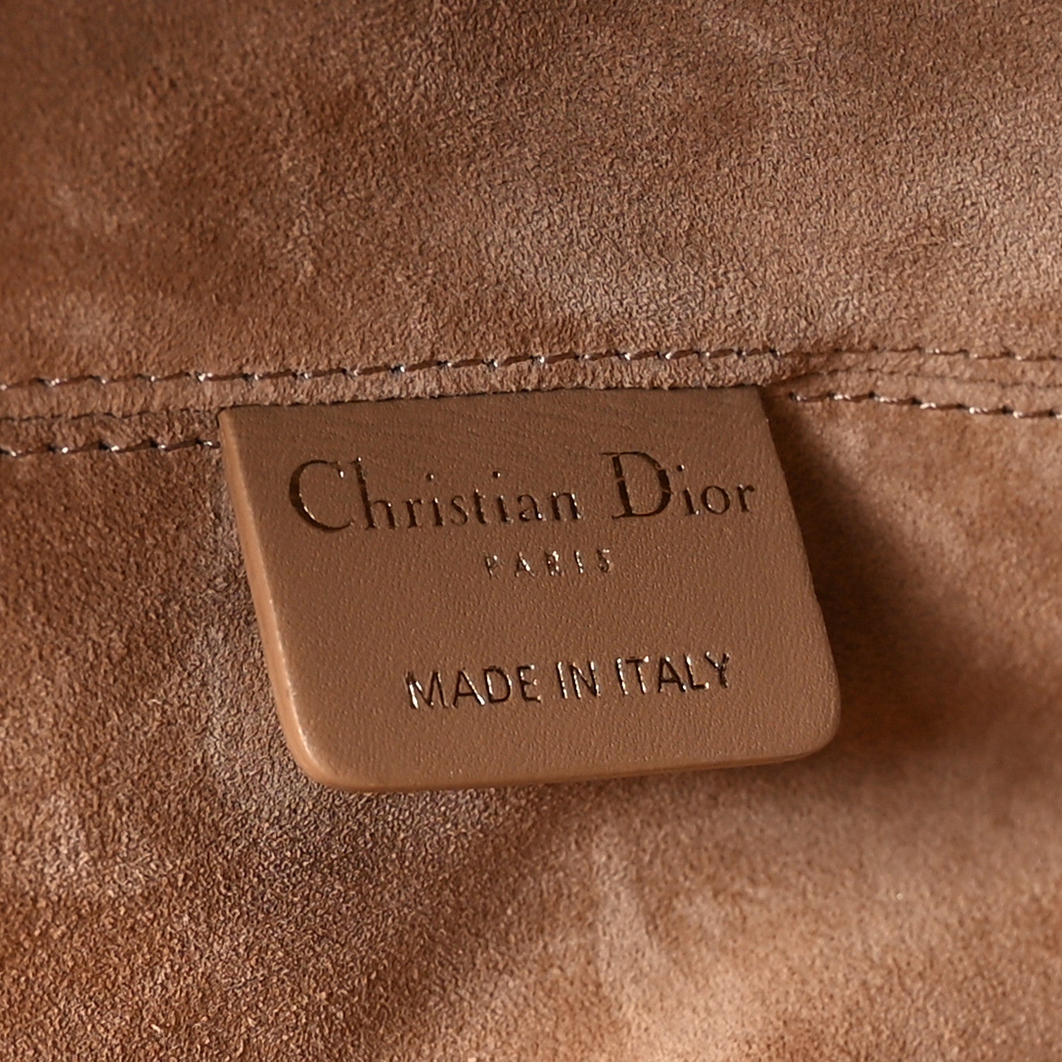 Christian Dior Calfskin Macrocannage Medium Toujours Tan 7 of 11