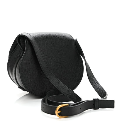 Chloe Calfskin Mini Marcie Round Crossbody Bag Black 3 of 11