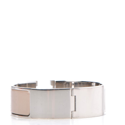 Hermes Enamel Wide Clic Clac H Bracelet GM Maron Glace 3 of 6