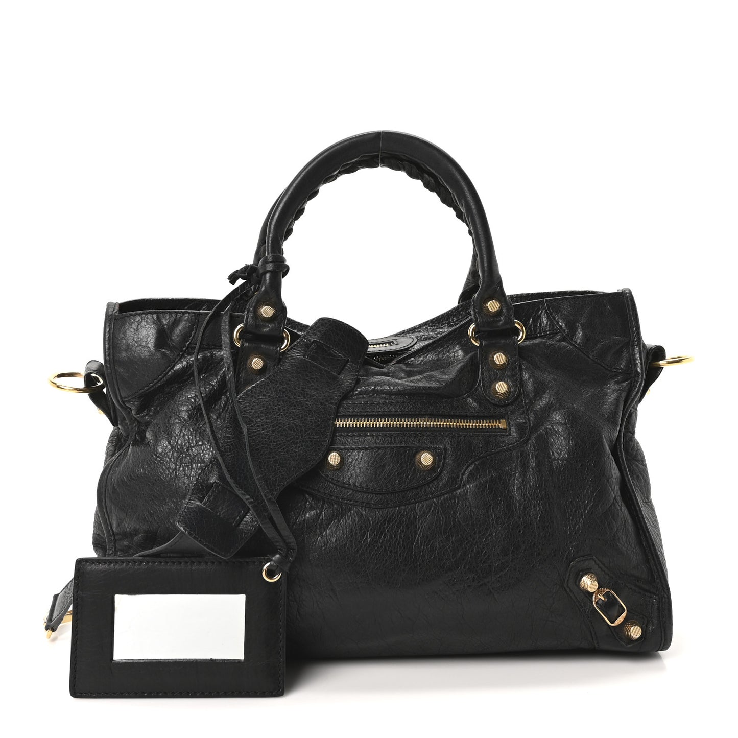 Agneau Giant 12 Gold Hardware City Black
