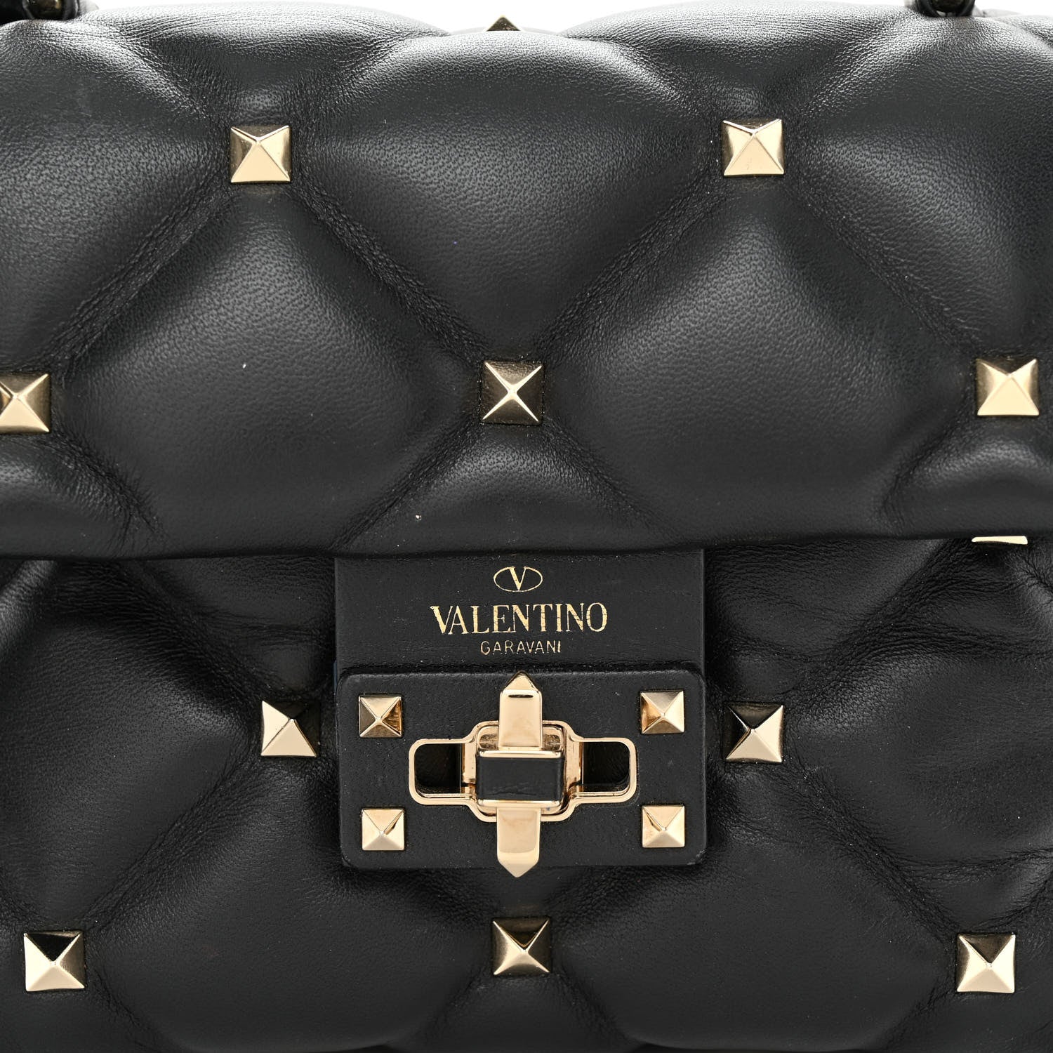 Valentino Garavani Nappa Mini Candystud Top Handle Bag Black 7 of 15