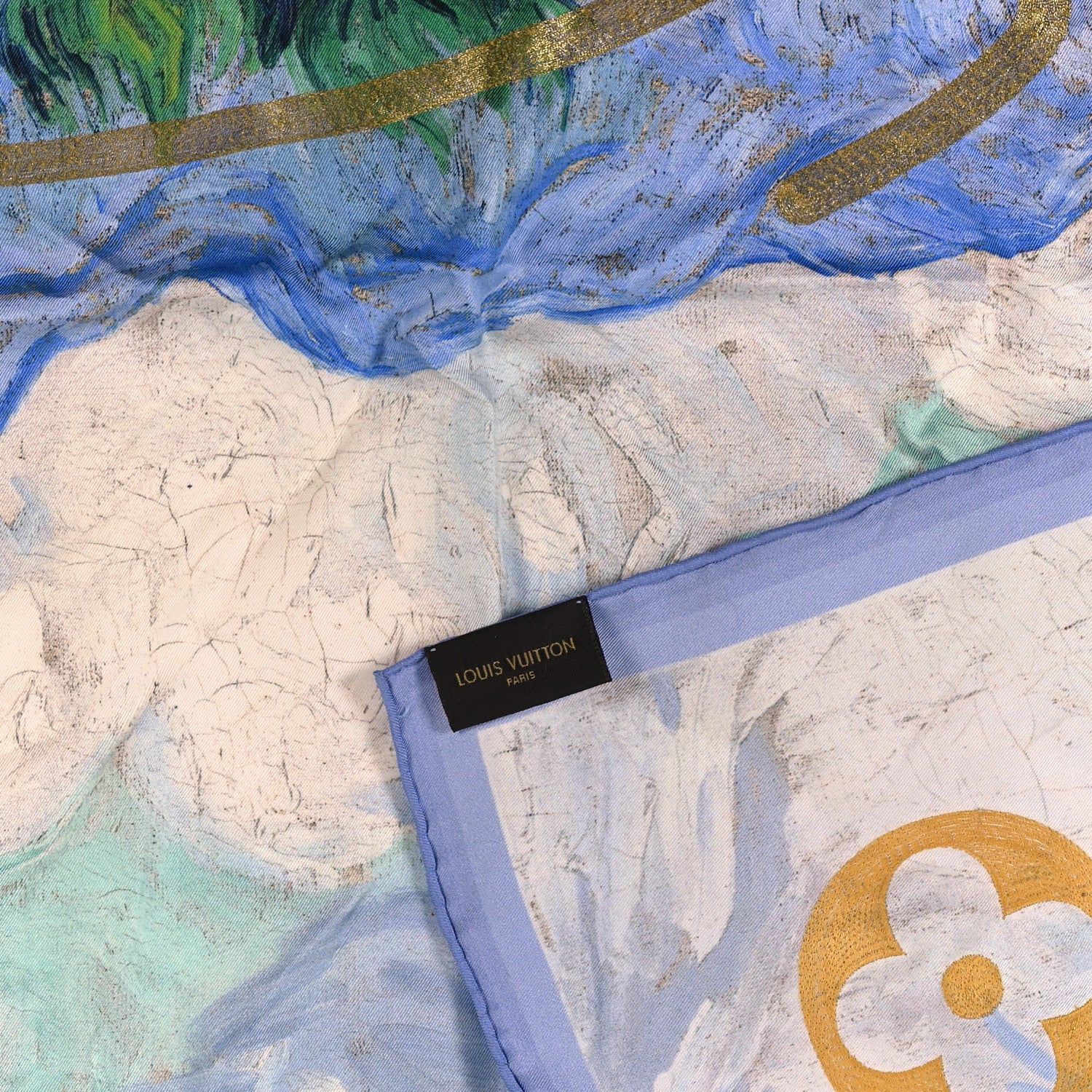 Louis Vuitton Wool Silk Masters Van Gogh Shawl 3 of 3