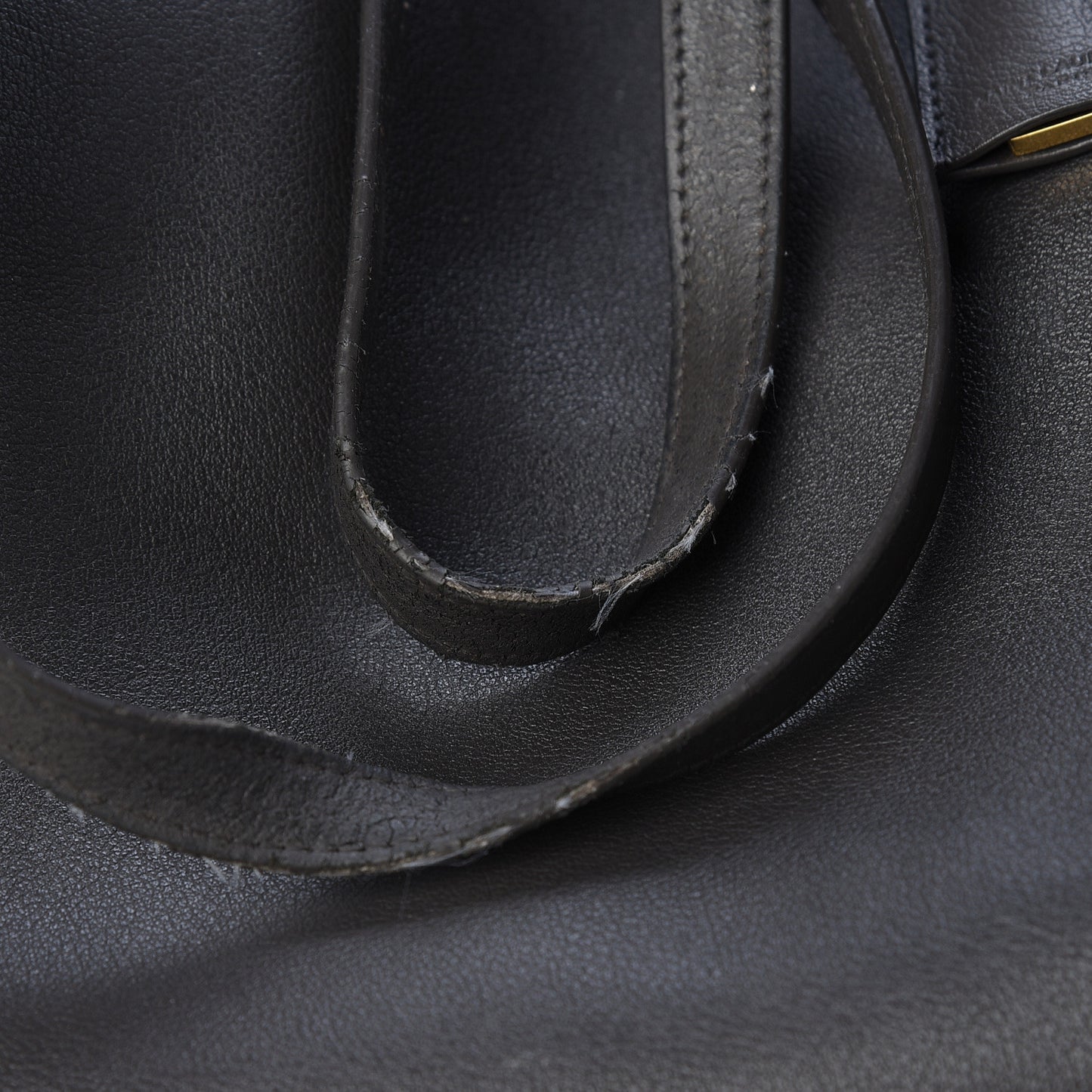 Calfskin Large Shopping Tote Dark Grey