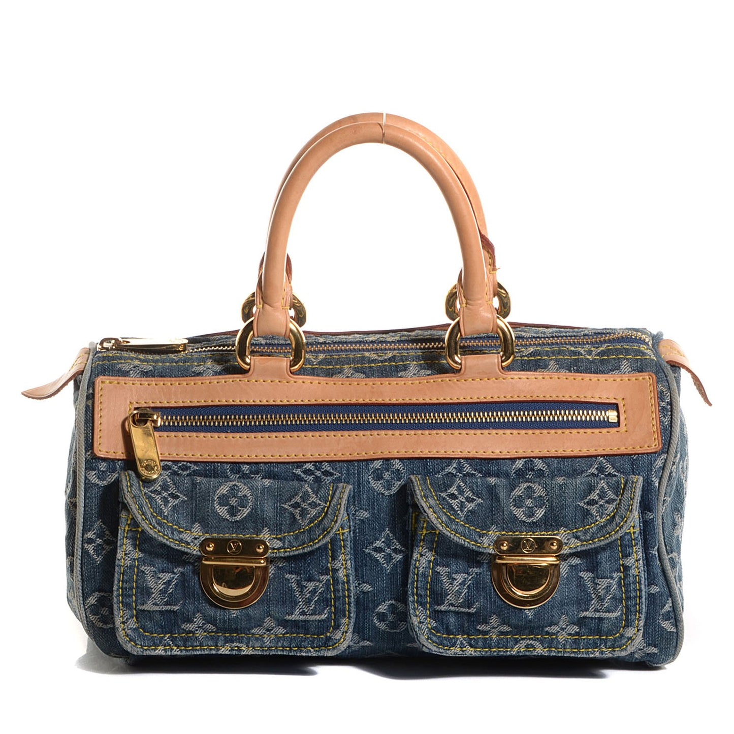 Monogram Denim Neo Speedy Blue