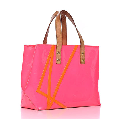 Louis Vuitton Vernis Fluo Reade PM Rose 3 of 19