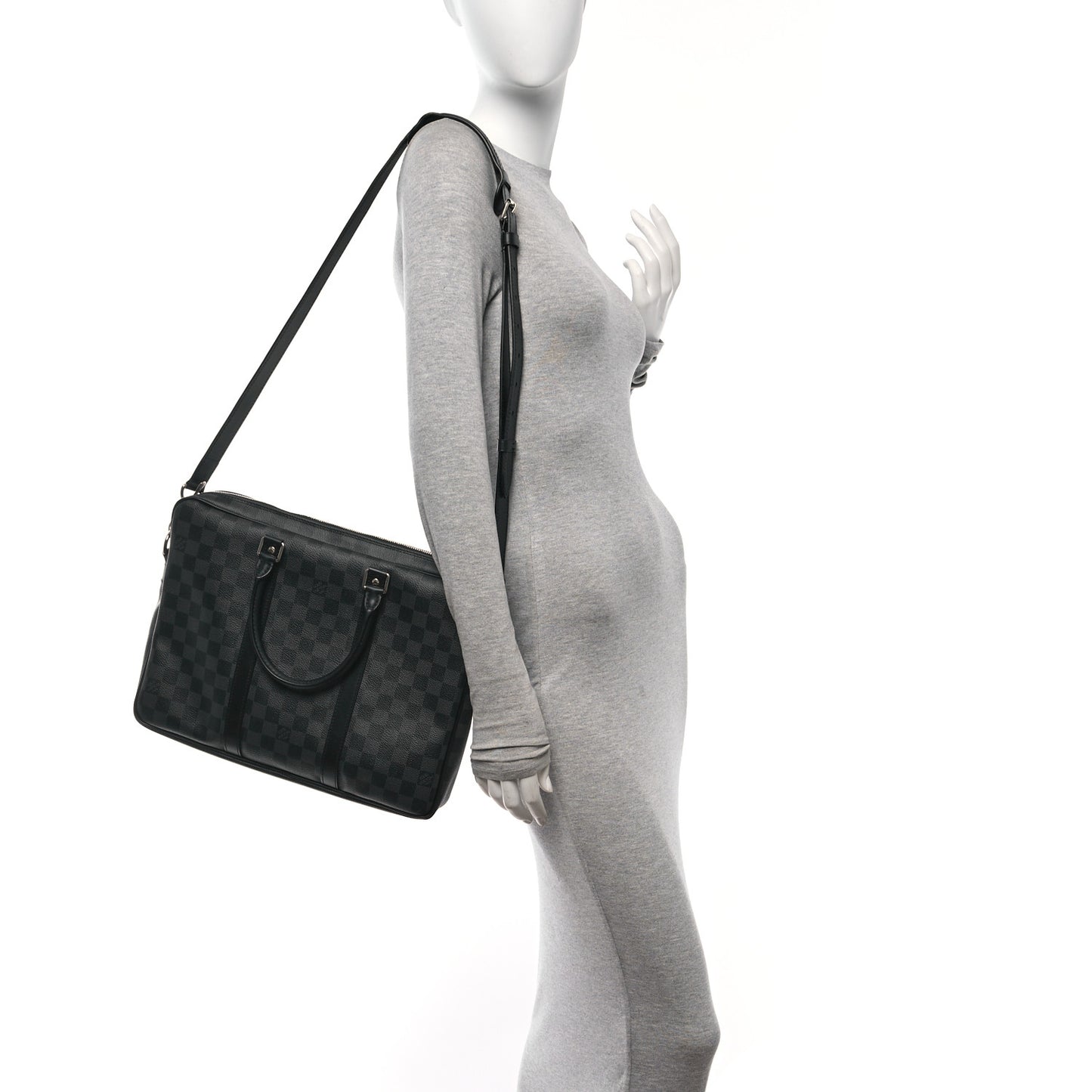 Damier Graphite Porte Documents Voyage PM