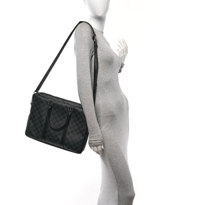 Louis Vuitton Damier Graphite Porte Documents Voyage PM 2 of 10