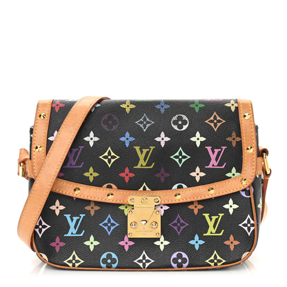 Louis Vuitton Monogram Multicolor Sologne Black 1 of 10