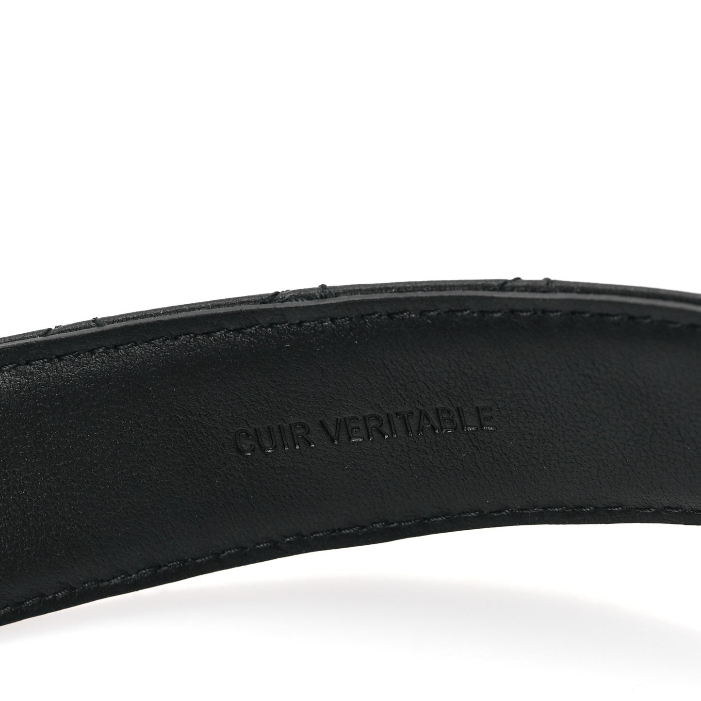 Calfskin Quilted CC Chain Belt 85 34 Black