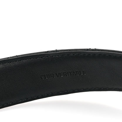 Chanel Calfskin Quilted CC Chain Belt 85 34 Black 4 of 6