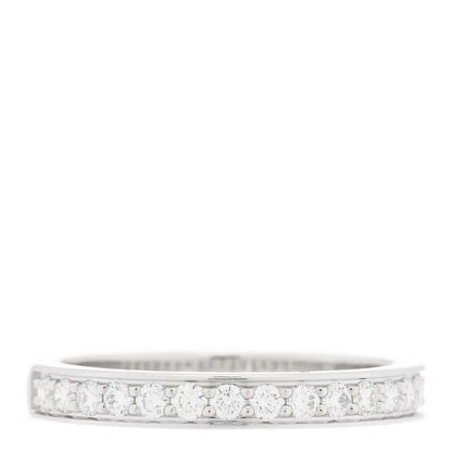 Cartier Platinum Diamond 1895 Wedding Band Ring 48 4.5 1 of 5