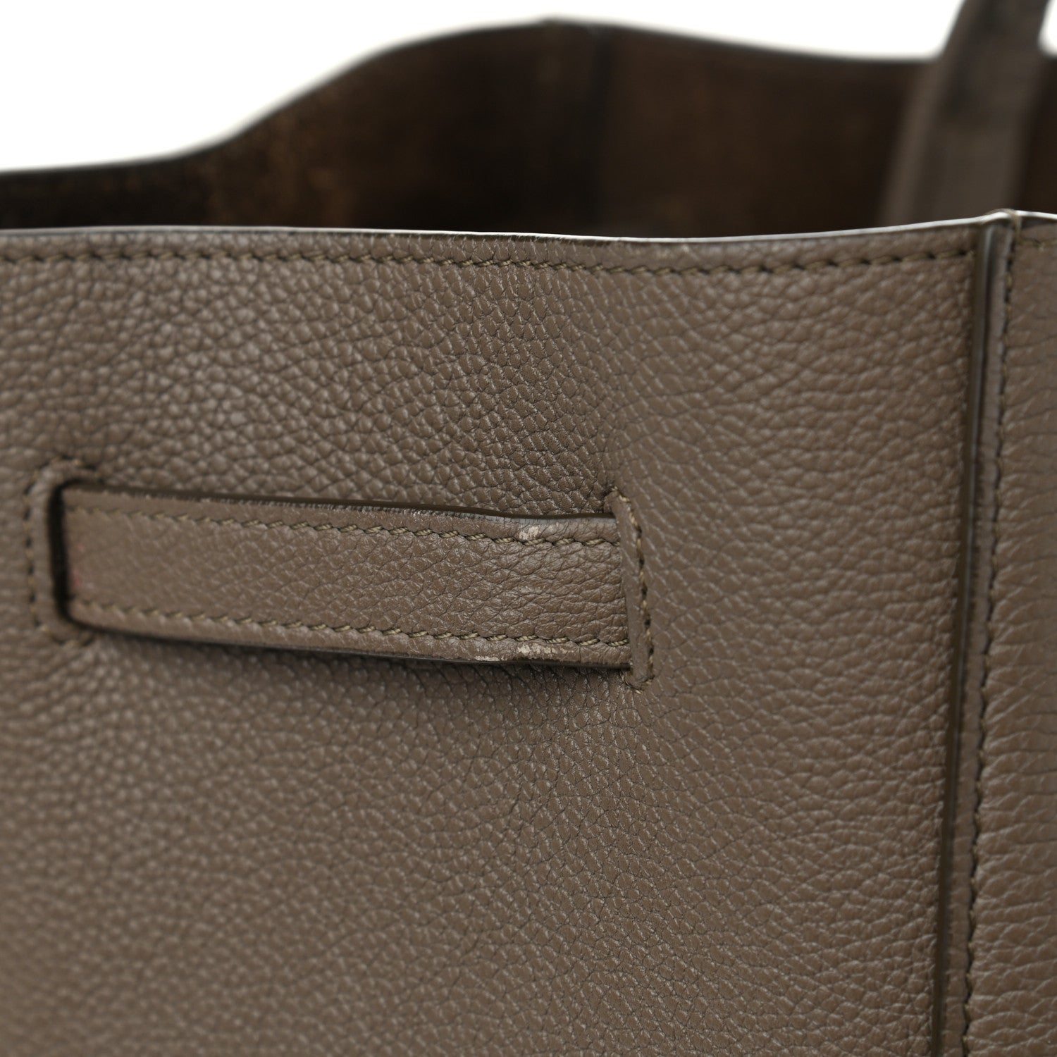 Celine Soft Grained Calfskin Medium Belt Cabas Phantom Taupe 15 of 18