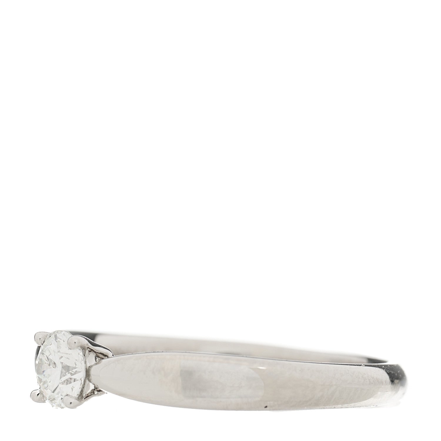 Tiffany Platinum Diamond .25ct Harmony Solitaire Engagement Ring 50 5.5 3 of 4