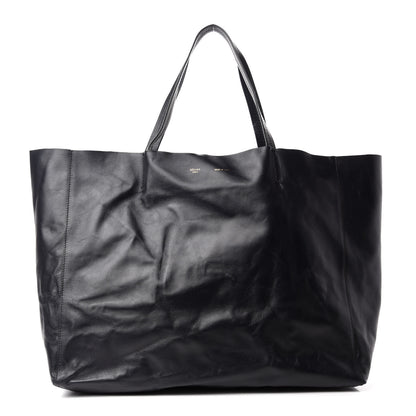 Celine Lambskin Horizontal Cabas Black 1 of 10