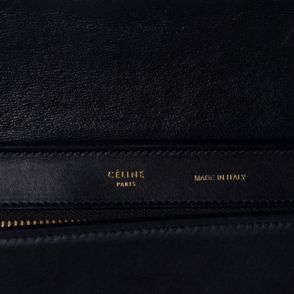 Celine Textured Calfskin Suede Small Tri-Color Trapeze Sand 6 of 9